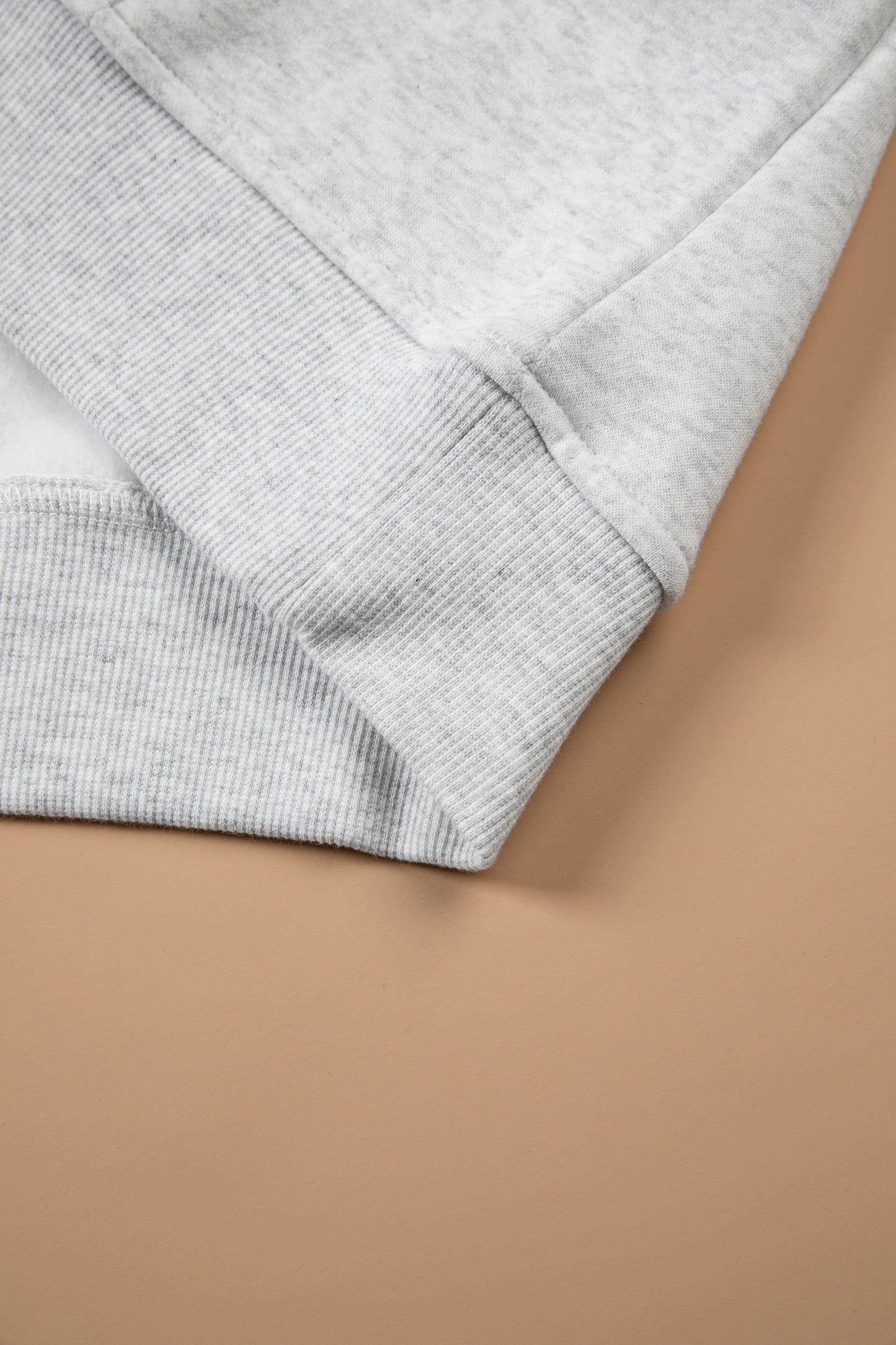 Light Grey Patchwork Camo Hoodie
