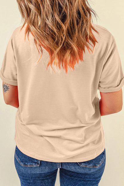 Khaki Retro Baseball Game Day Tee