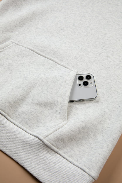 Light Grey Patchwork Camo Hoodie