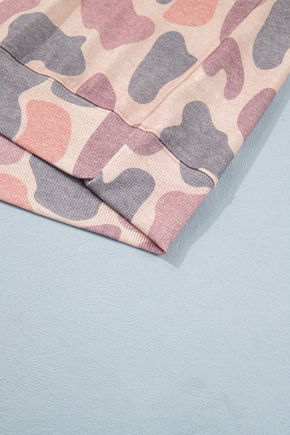 Camo Print Howdy Pullover